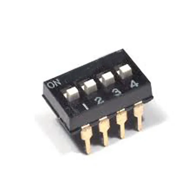 1.27mm DIP switch 8P SMT Black tape&reel package