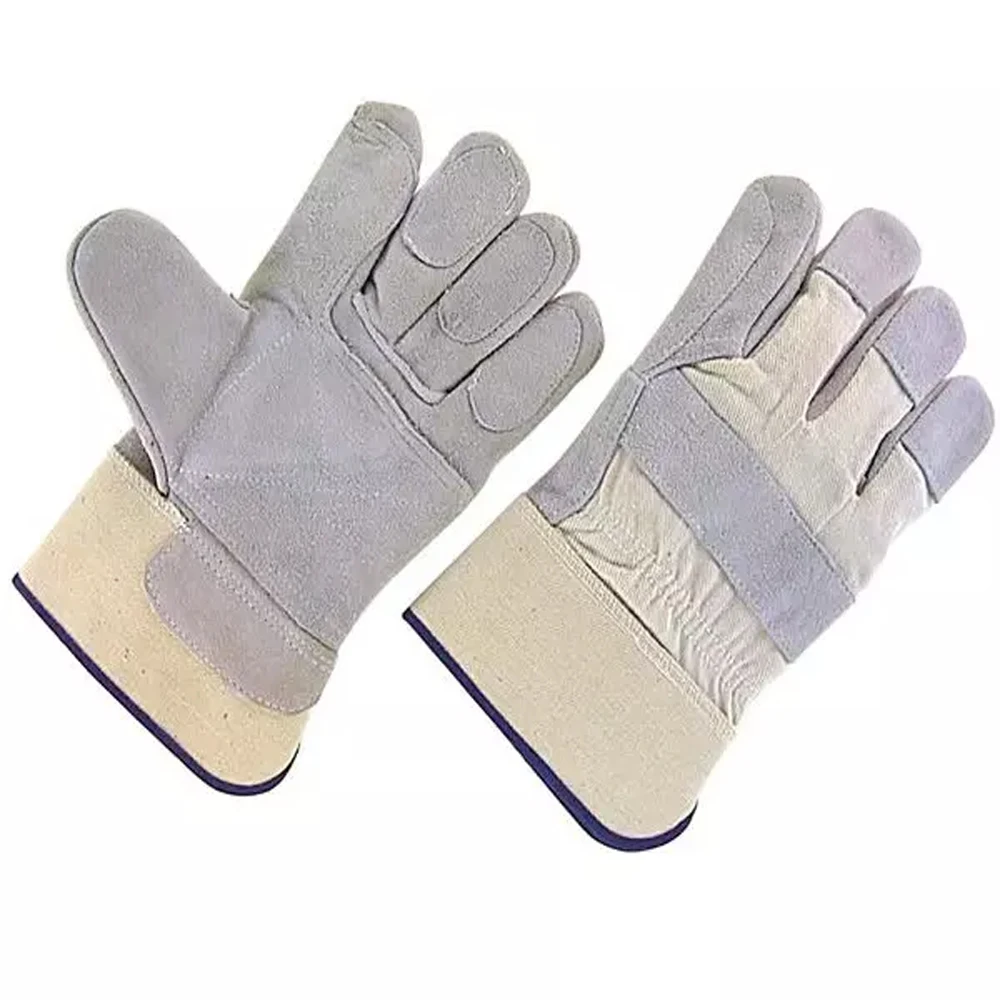 Wholesale New Design Customized logo Cowhide Thermal Leather Reinforced Palm Long Sleeve Casual Safety Work Gloves