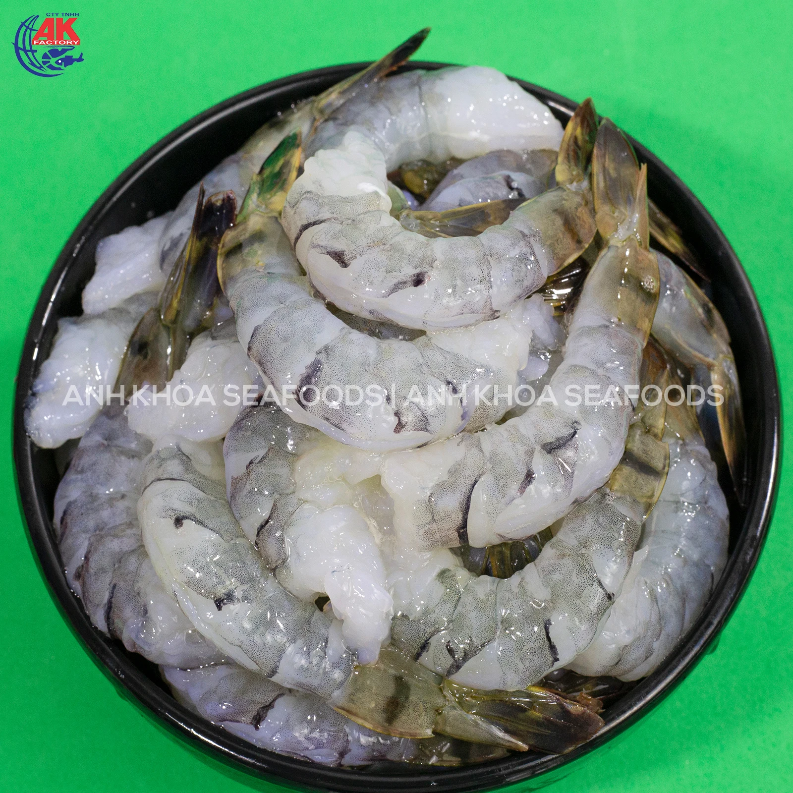 OEM Seafood Supply Peeled & Deveined Fresh Black Tiger Shrimp Tail On BT/PTO Custom Weight Request Origin From Vietnam