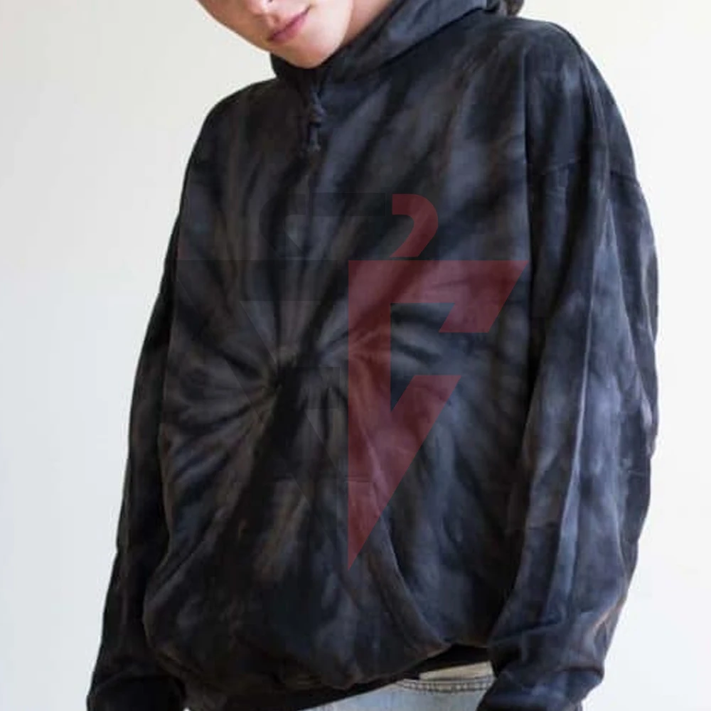 High Quality Oversized Custom Screen Print Tie Dye Heavy Weight Men Hoodie / Streetwear Basic Hoodie