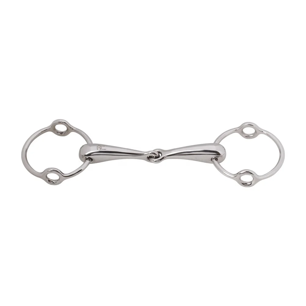 Balding Gag Jointed Mouth Bit horse equestrian products snaffle bit for horses best selling horse equipment