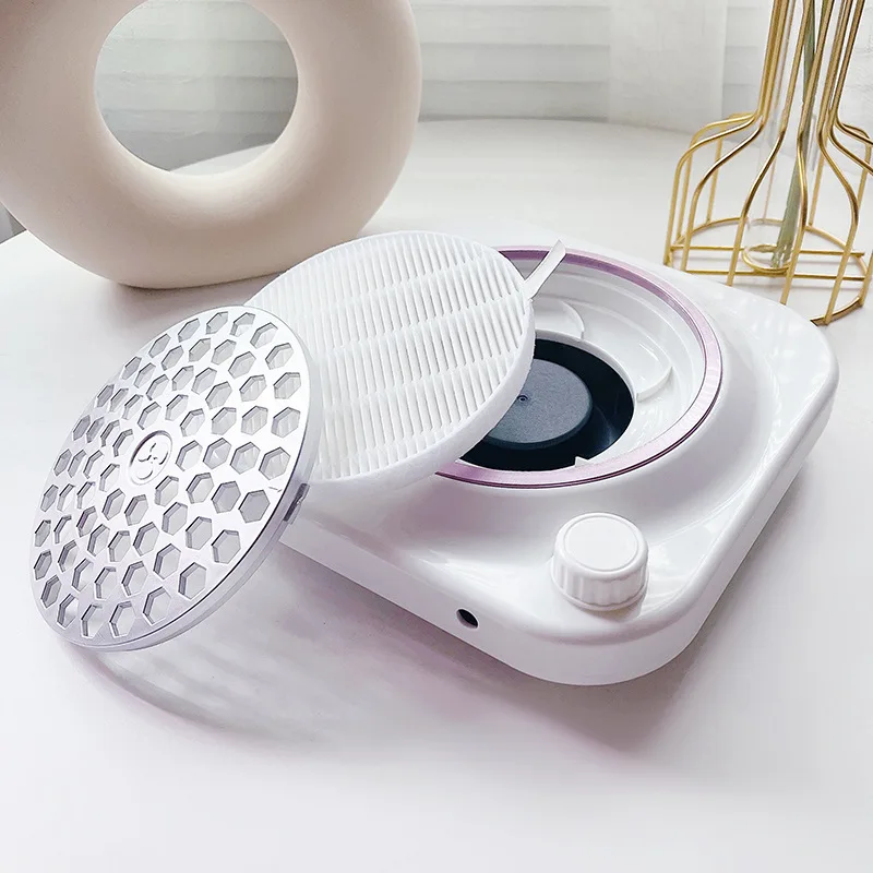 High-Power Electric Nail Dust Collector Vacuum Cleaner Manicure Supplies Small Nail Care Tool