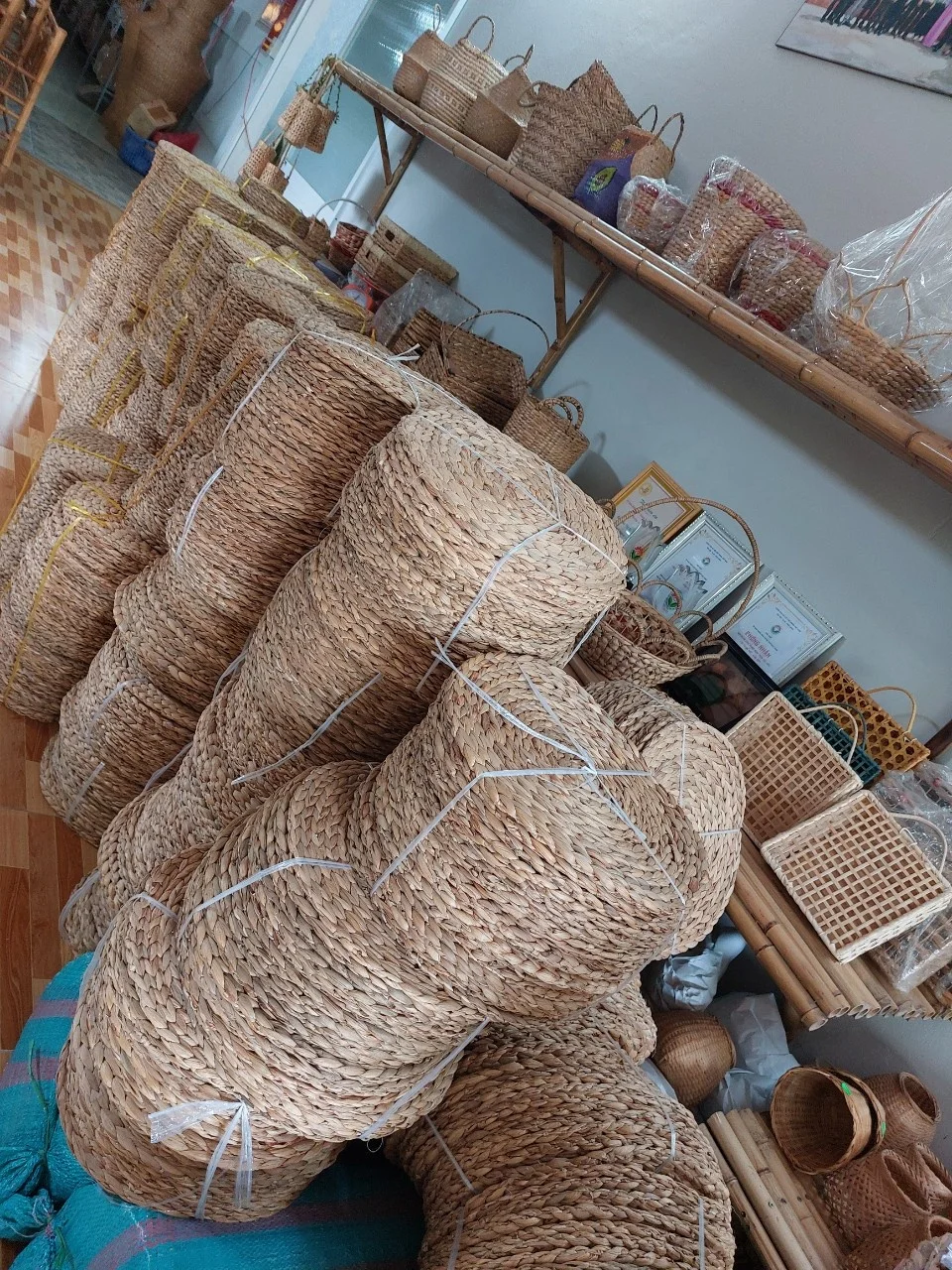 OEM Handmade Water Hyacinth Carpets 3d Printed Carpet Persian Style for Home Floor Living Room Bedroom