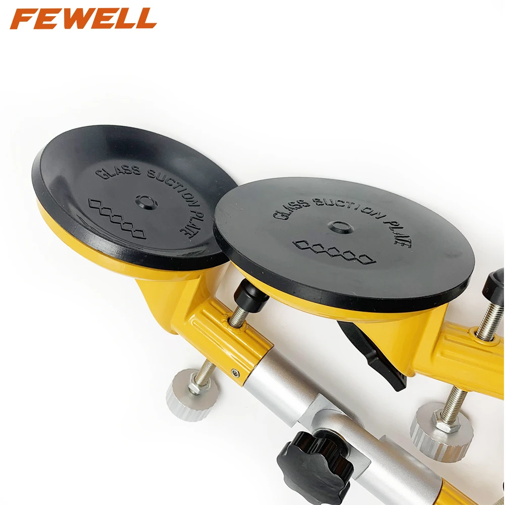 High Quality 445mm Aluminum Glass rubber vacuum lifting Suction Cup lifter for marble seam setter