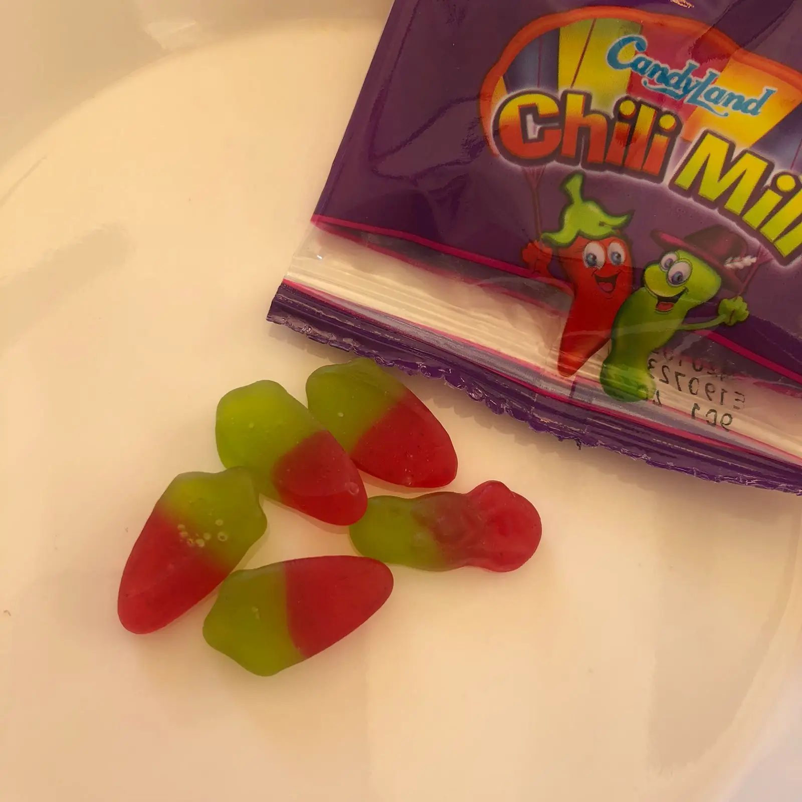Halal Chili Mili Gummies Top Quality Gummies / Candy Land Chili Mili Jelly / Tatsey Chili Mili Gummy