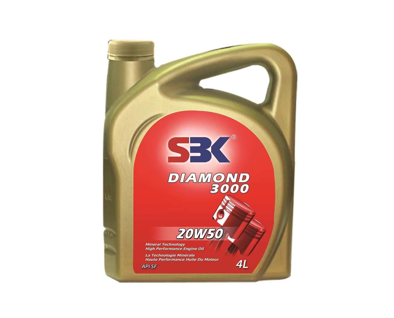 20W50 - High Quality SBK Lubricants - Made in UAE
