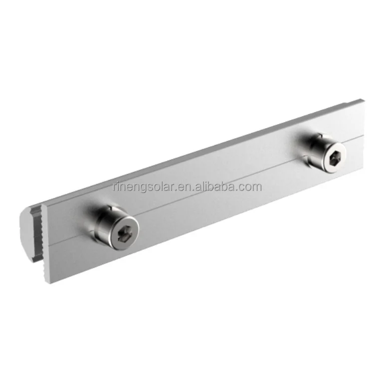 Wholesale 150mm Aluminum Brackets Solar Roof Mounting Rails Solar Rail Connector Splice Kit for Solar Mounting System