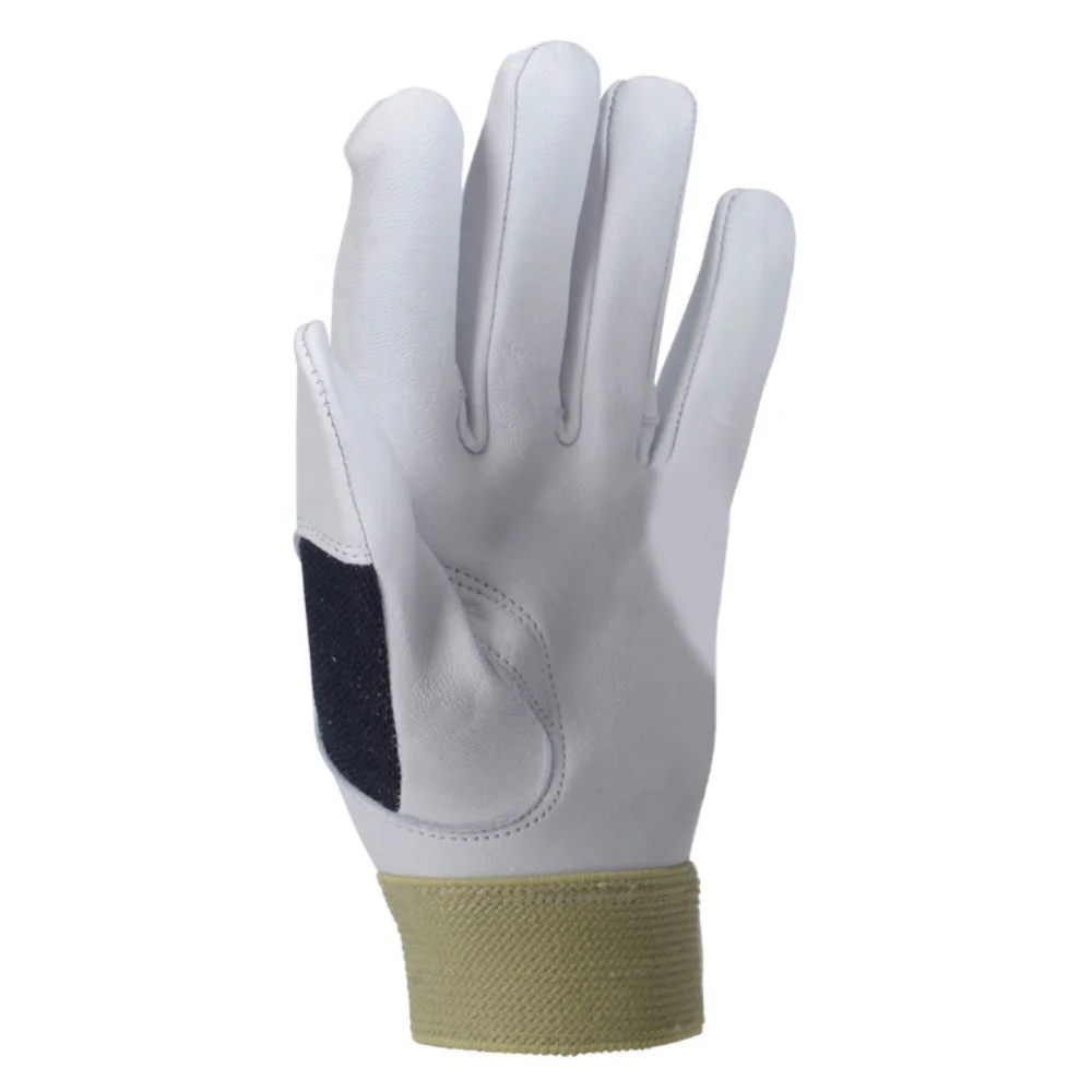 Goat Crust Leather Fine Quality Assembly Work Gloves Wing Thumb Red Rib Back Tape Assembly Gloves