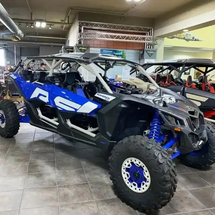 FAST SALES FOR 2023 Can-Am Maverick X3 X rs TURBO RR w/Smart-Shox 72 Tan&Blue