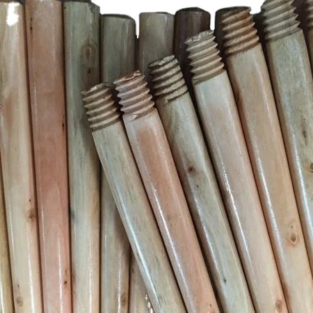Wholesale Vietnam Eucalyptus Wooden Broom Handle Mop Stick 120cm Length Pvc Coated for Household cleaning