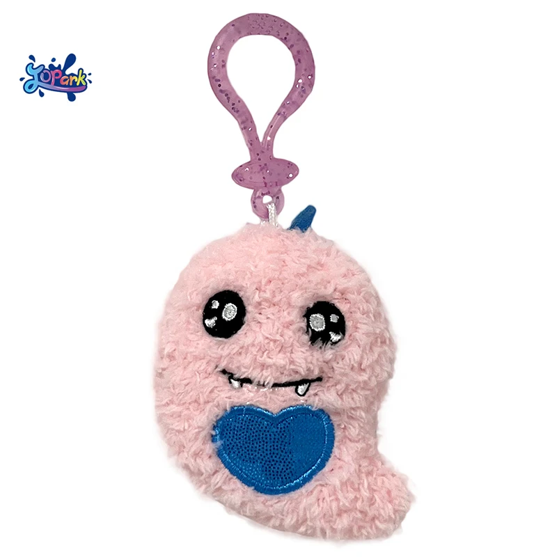 Customized High quality Christmas Plush Doll Mini Keychain Plushies OEM ODM Green Stuffed Key Chain Toy Monster Season Gift
