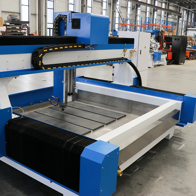 stone CNC router machine with a water cooling spindle for marble quartz cutting engraving for furniture for sale in Netherlands