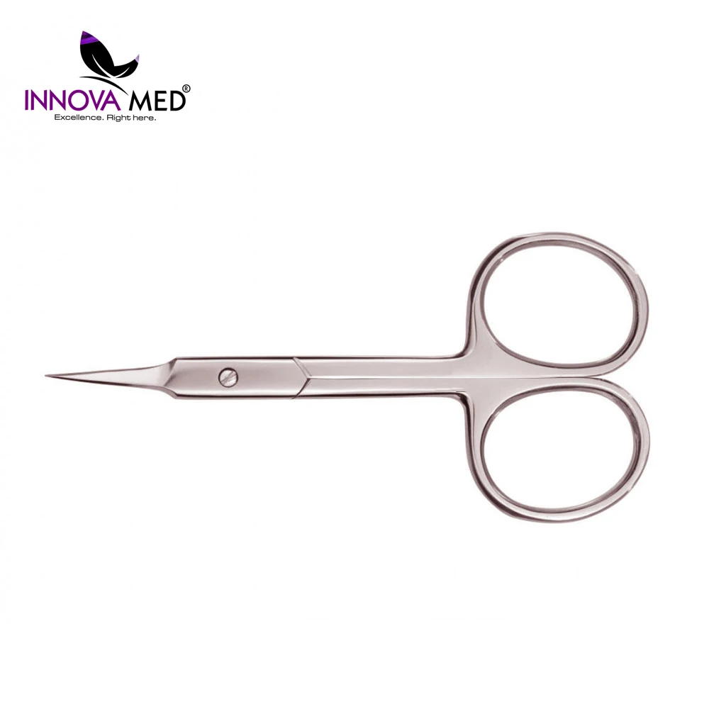 Curved Shaped Premium Quality Newest Latest Style Stainless Steel Staleks Cuticle Scissors BY INNOVAMED INSTRUMENTS