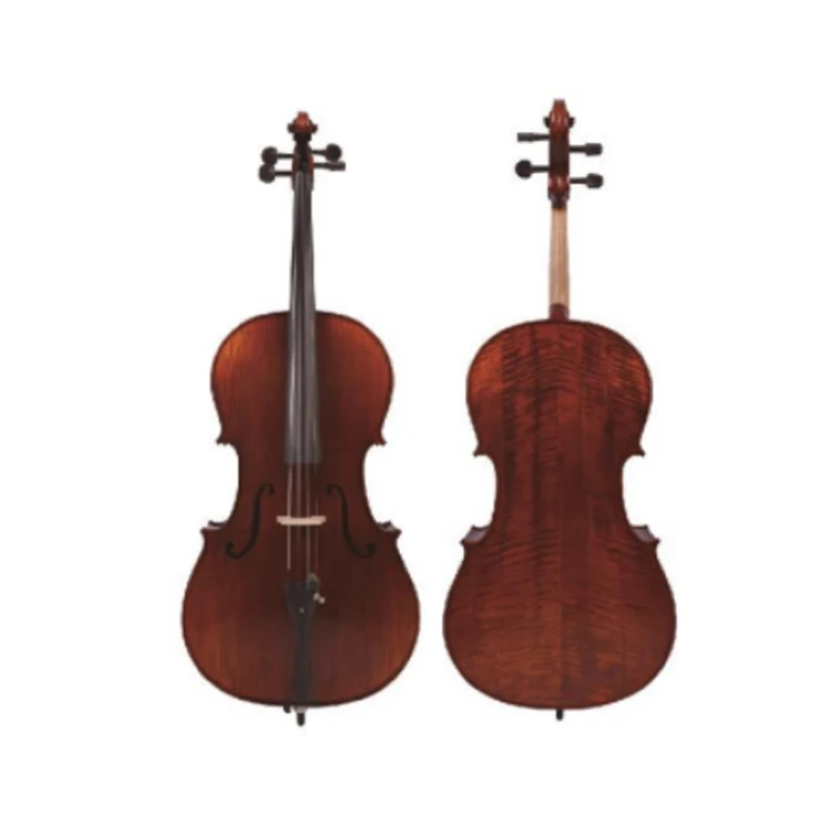 Wholesale Cheap Music Instrument 4/4  Violin Handmade Advanced Cello Kits For Student