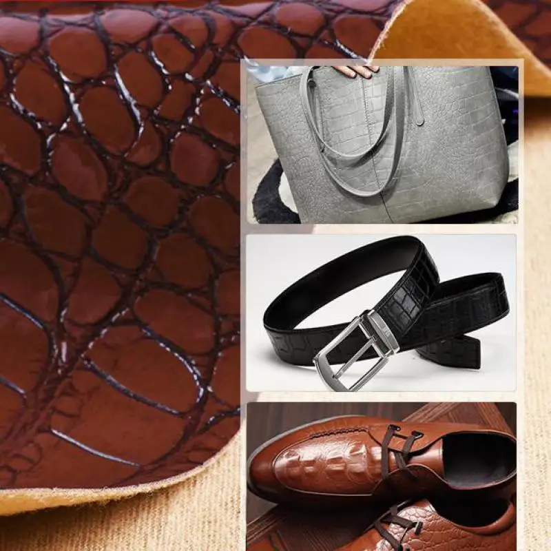 Hot sale All kinds Of Synthetic Faux Leather Designer Vinyl Fabric For Bag Shoes Belts