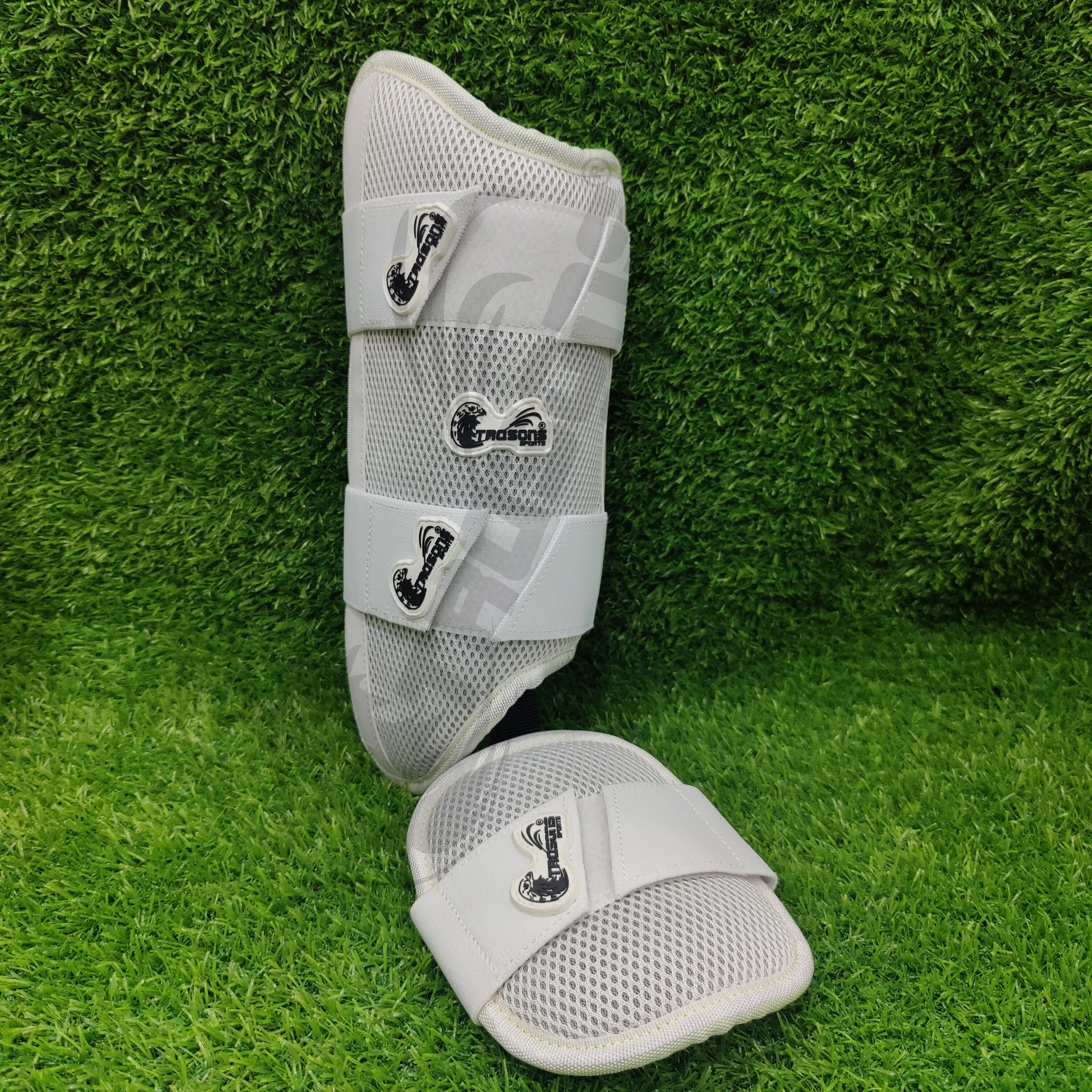 TRQSONS Customize Wholesale Carbon Fiber Eva Foam Padded Baseball Shin Guard Baseball Leg Guard Ankle Guard