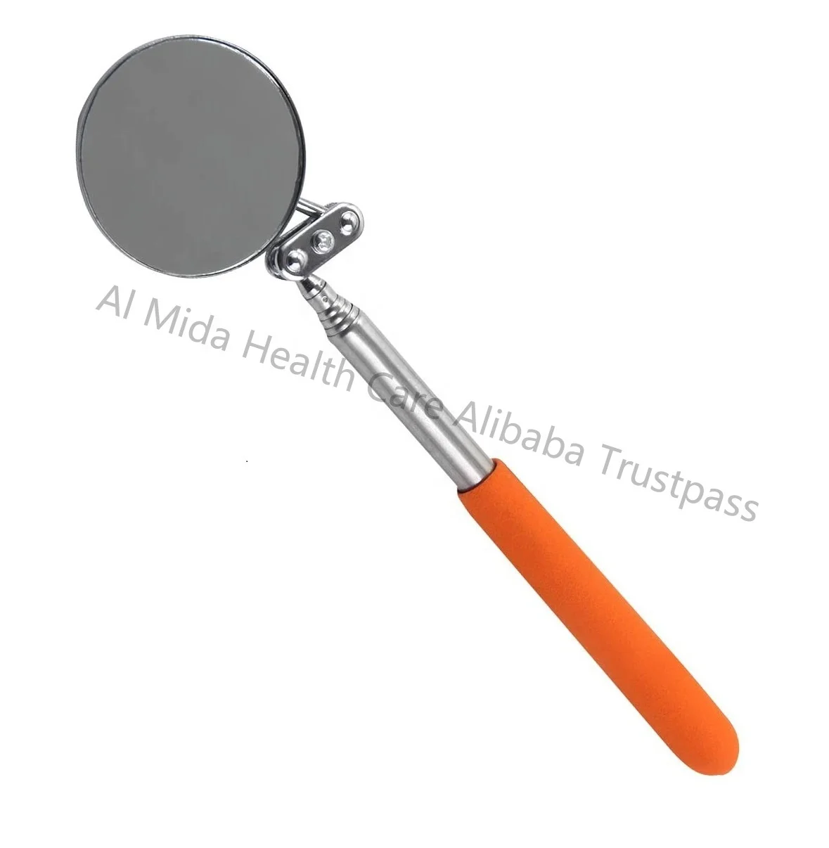 Передняя поверхность высокое разрешение стоматологическое зеркало #4 с ручкой из нержавеющей стали стоматологические инструменты от Al Mida