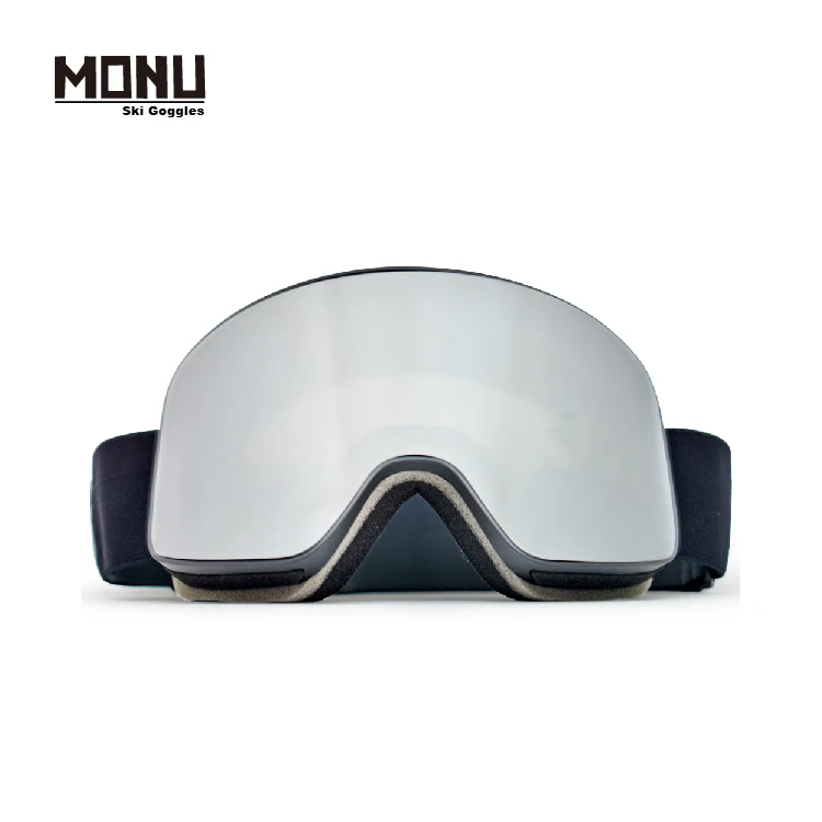 MONU Factory Custom Anti-fog and Anti-reflection Ski Glasses for Adult