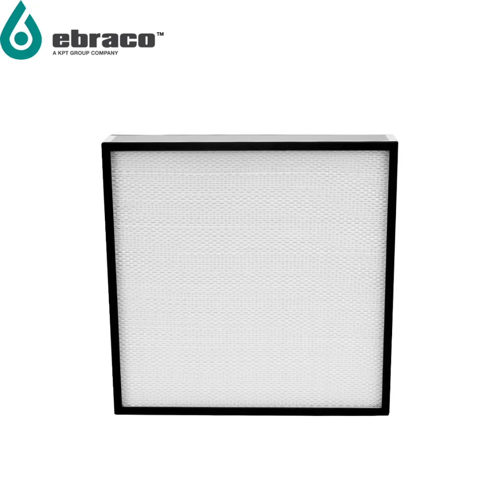 Aluminum Separator 287x592x94mm Header Ebraco F8 90<Em<95 (12x24x4inch) Medium Fine Element Air Filter for HVAC, AHU, Cleanroom