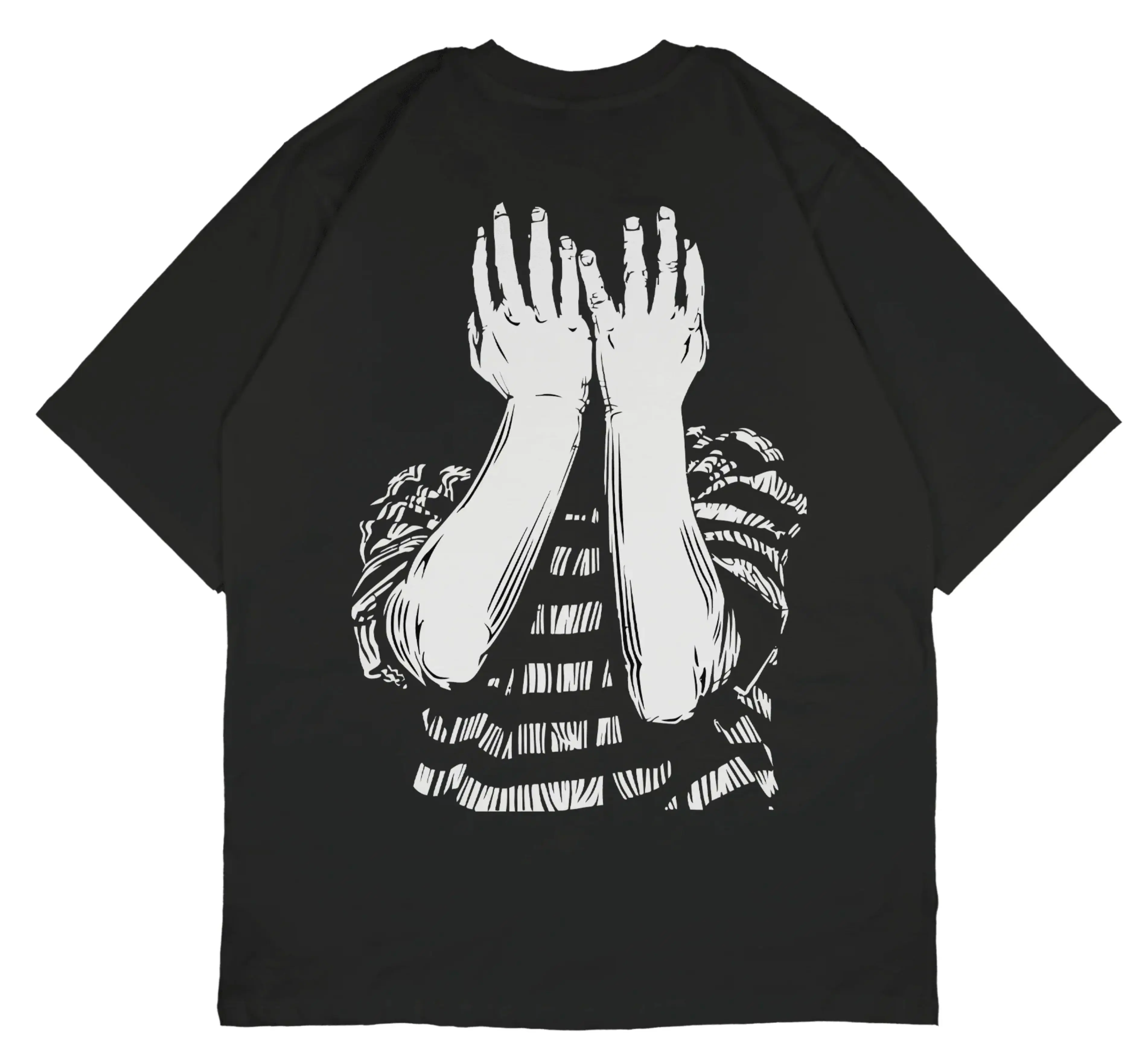 Graphic Tee For Men Top DTF Printed 250 GSM Tshirts Over Size Boxy Double Layer T-shirts T Shirts For Men