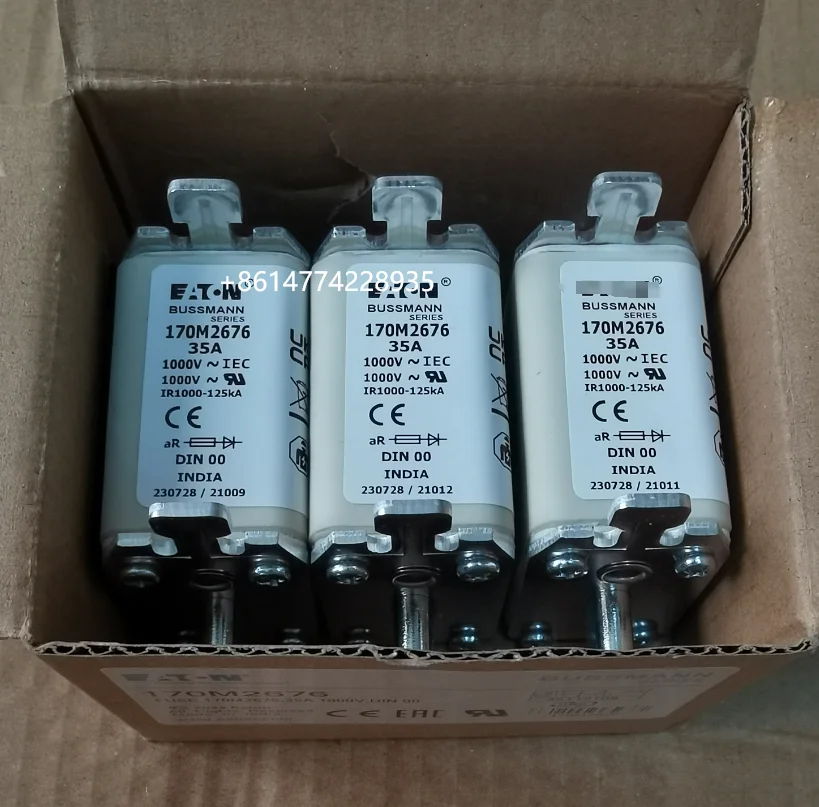 170M2676 35 AMP 1000V DIN 00 AR HIGH Speed Square Body Specialty Fuses