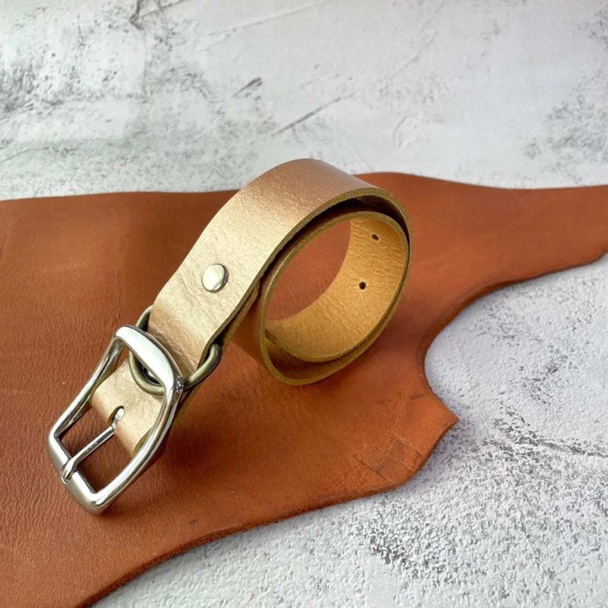 Кожаный Тактический собачий ошейник