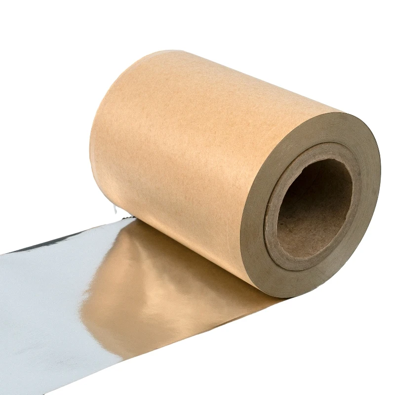 Custom Printed Laminated Kraft Paper Aluminum Foil Packaging Film Automatic Packaging Food Packaging Film Rolls