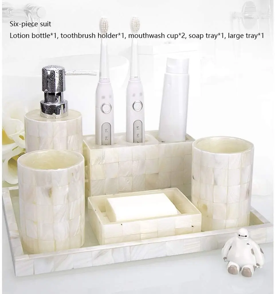 Hot Selling Luxury Looking Bathroom Accessories High Demanding Top Leading and Trending Design Pack of 6 for Sale