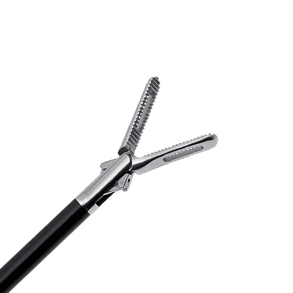 Fenestrated Grasper Fixation forceps 40mm Double Action Jaws slightly flat jaws 5mm x 45cm High Quality Instruments