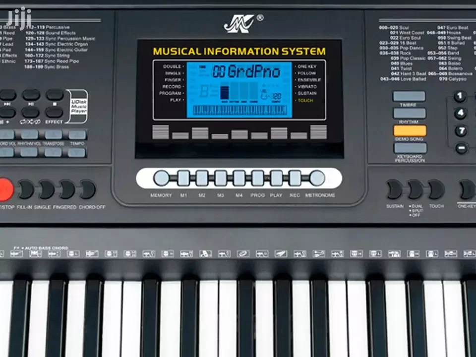 LCD Display Music Portable Rhythm 128 Entertainment Educational 61 Keys Electrical Keyboard Organ with Competitive Price