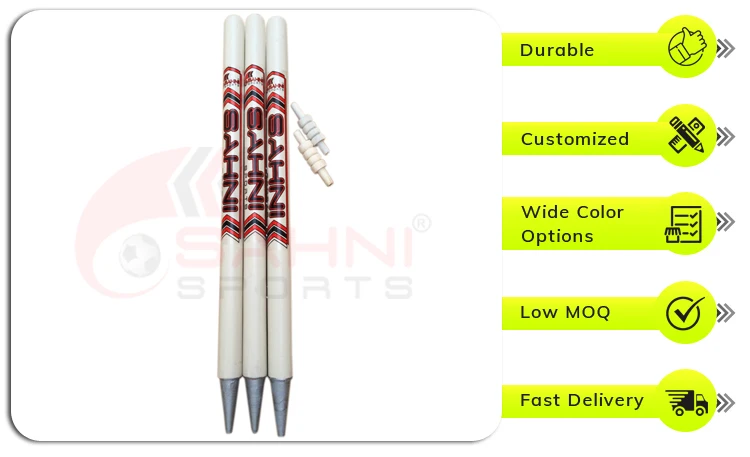 Деревянные стопки для крикета превосходного качества с набором парусов по оптовой цене