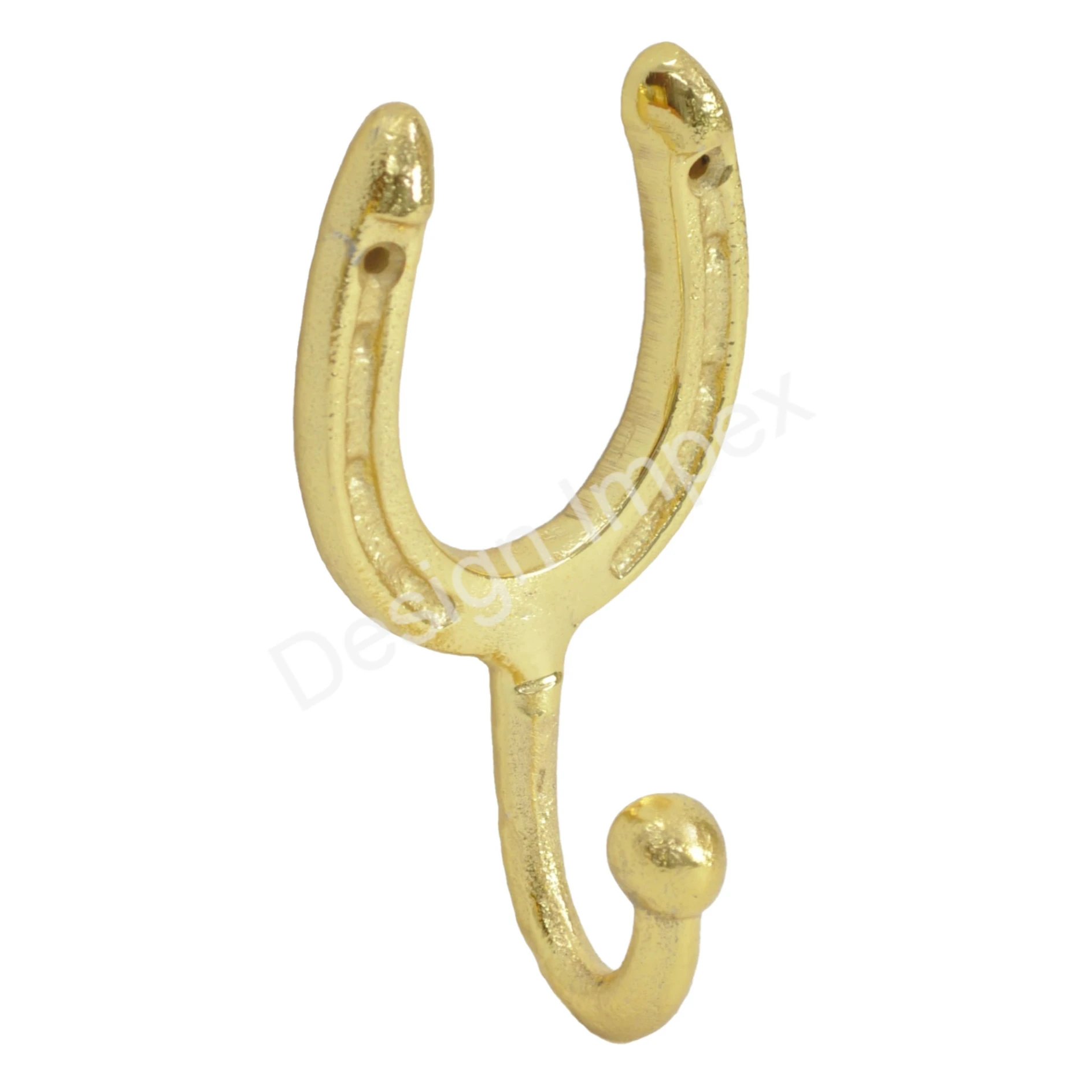 Brass Gold Wall Hook By Design impex Super Selling home Decorative Bathroom Wall Hook Towel Holder Horse Shoe Style