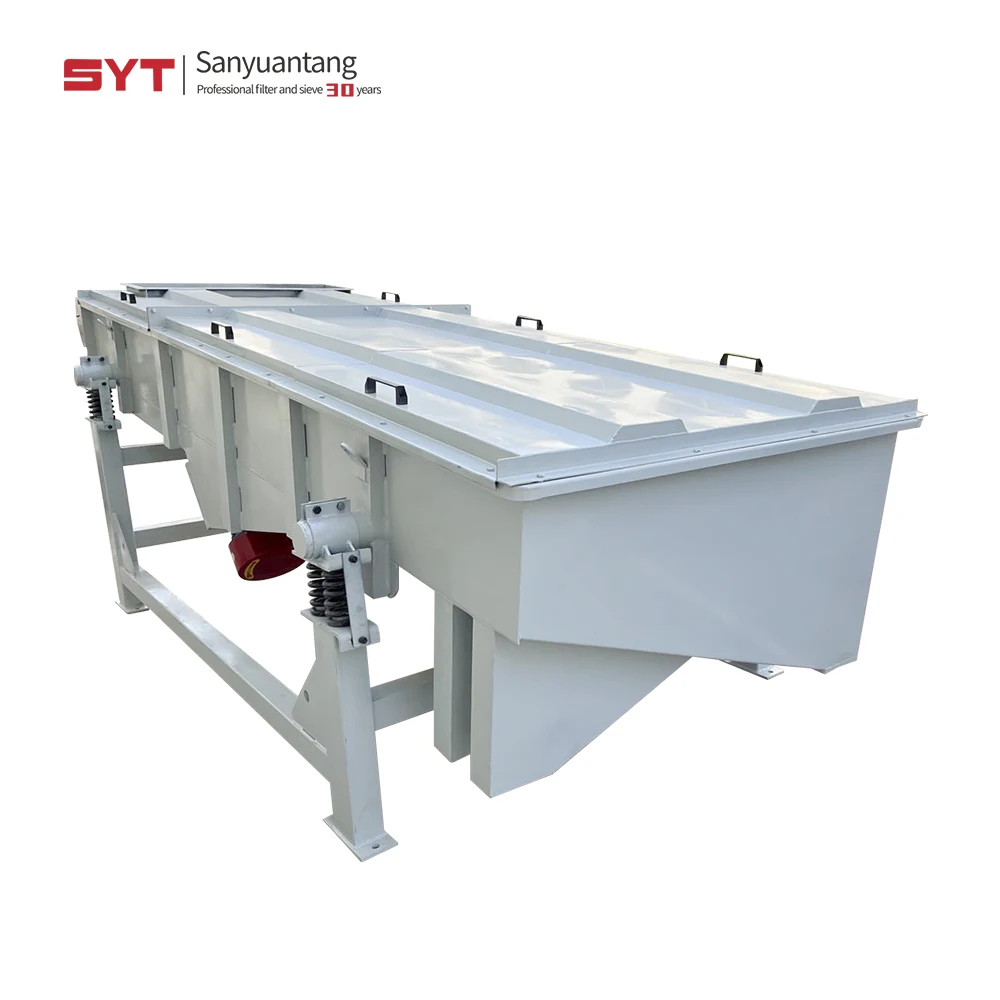 China industrial classifier sieve fertilizer xxnx sifter linear vibrating screen sieve for quartz sand