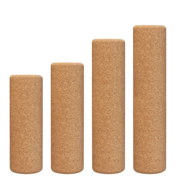 Hot Selling Eco-friendly Cork Roller 15*30 Custom Logo Yoga Roller High Density Natural Material Cork Foam Roller