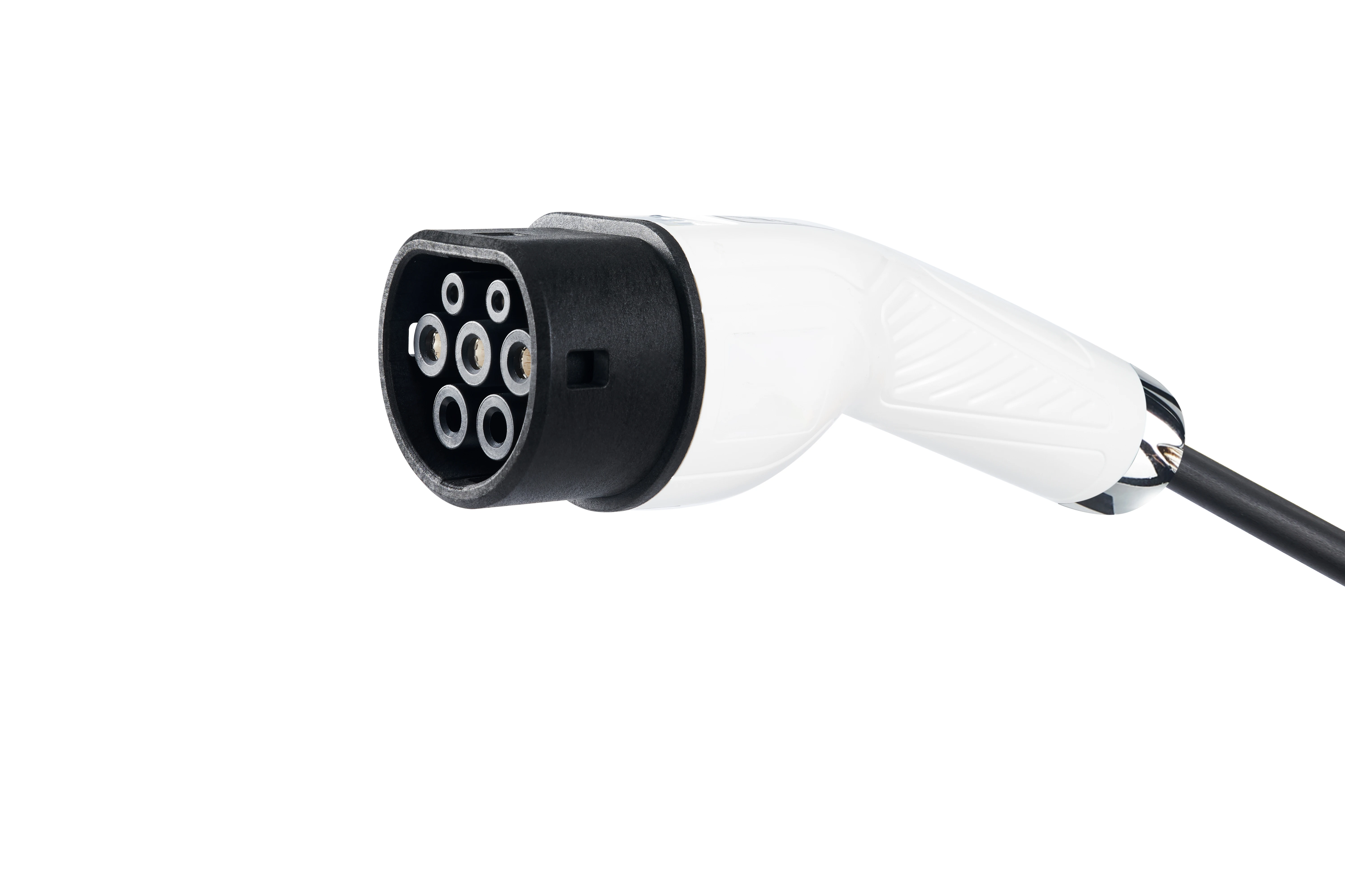 Maxgreen 16A Ev Type 2 Plug spiral straight cable Ev Connector Type 2 ev Charging plug