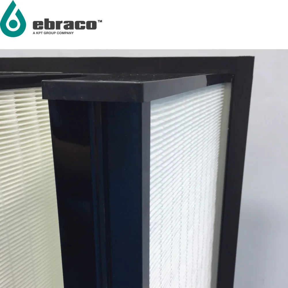 Ebraco F9 95<Em Medium Fine Filter Puracel V Abs Frame 287x592x292mm 4V (12x24x12inch) For HVAC, AHU, Cleanroom Full Customized