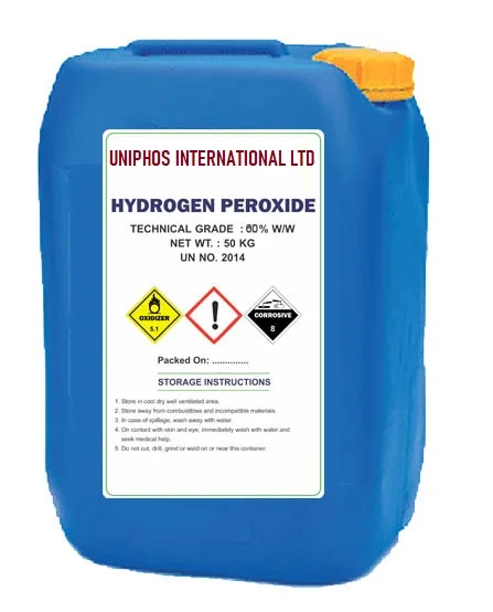 Peroxide Hydrogen for Pools H2O2 Hydrogen - peroxide 50% only available in india