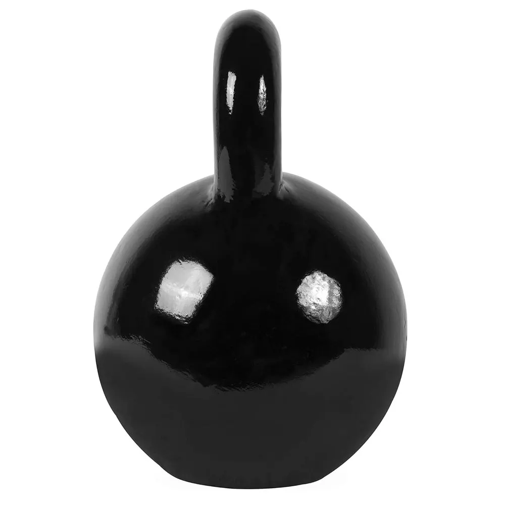 Custom Logo Kettlebell Unique Design Competition Kettle Bell Weights Gym Black Cast Iron Powder Coated Kettlebell