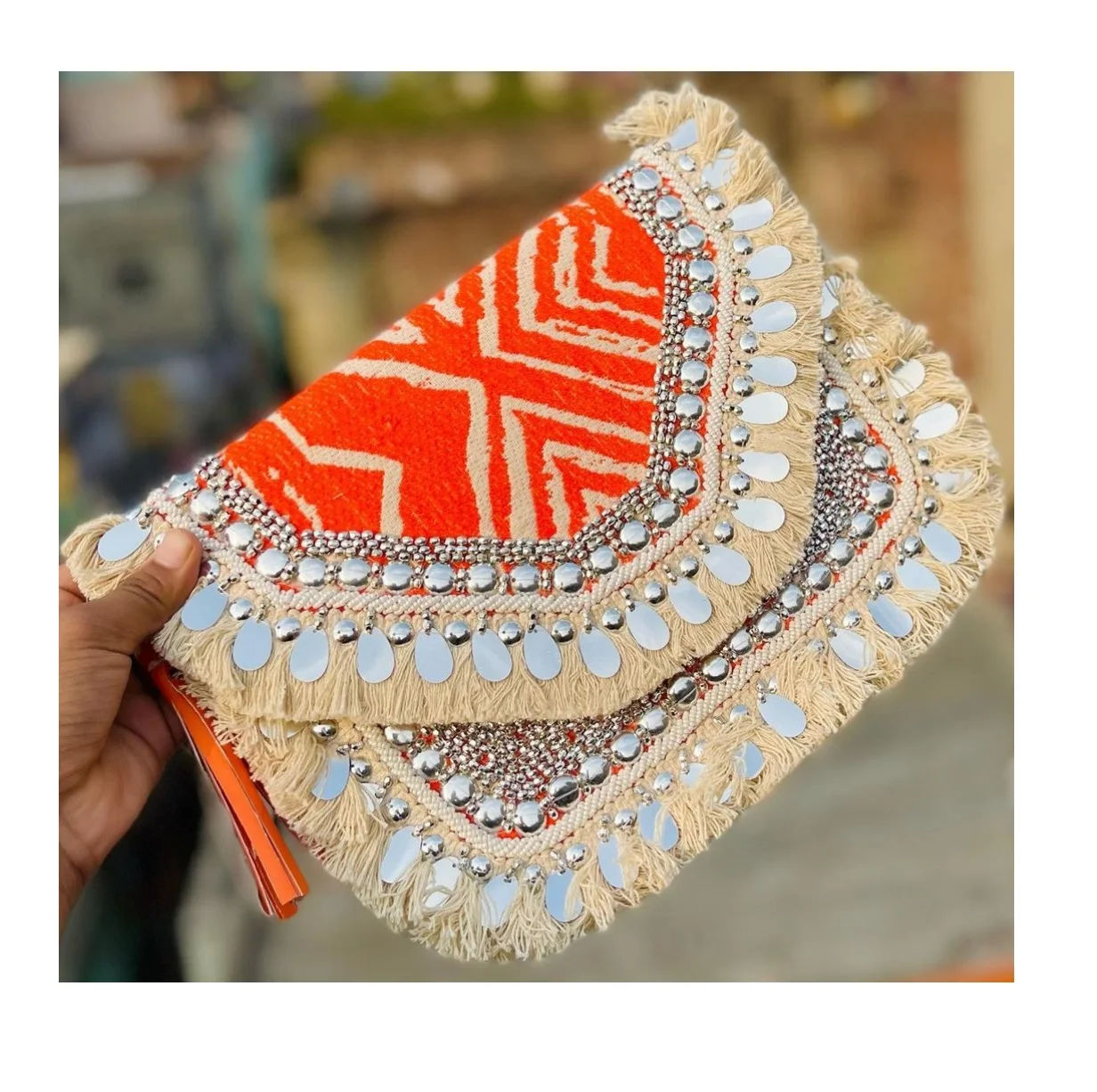 Envelope Evening Clutch Bag luxury women Handcrafted Bags Women Trendy Fancy Clutch India Beaded Clutch Bag  Guru Kirpa Export