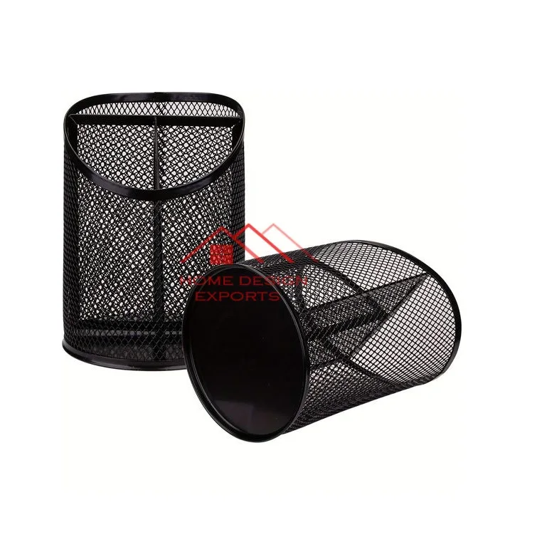 High Quality Magnetic Pencil Holder Metal Wire Mesh Magnetic Storage Baskets Mesh Pen Pencil Organizer Container