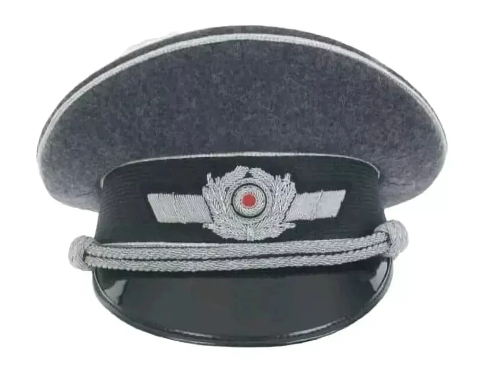 OEM wholesale 2024 Officer Uniform Peaked Caps stylish officer  Cap and Hat with Badge Patch with customized color/size and logo