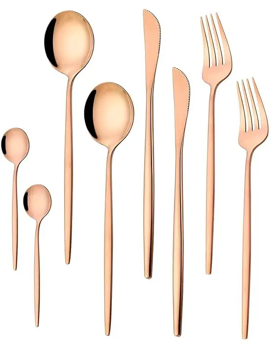 Hot Selling Hotel Home Kitchenware Catering Usage Steel made table Decor Flatware for Hotel & Restaurant