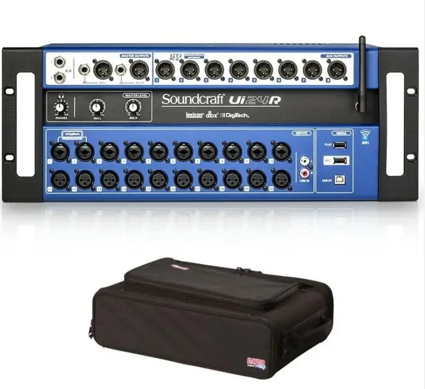 Doorstep Delivery For Soundcraft Ui24R 24-Channel Digital Mixer Multi-Track USB Recorder with Wireless Control