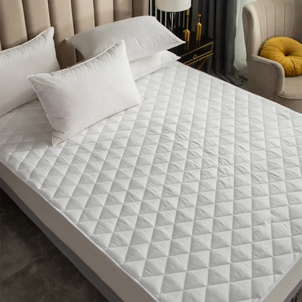 Queen Size Terry Mattress Protector Waterproof and Breathable Mattress Cover Fits up Skin-Friendly Machine Wash