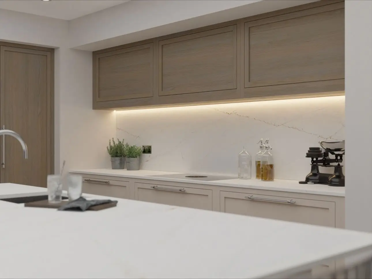 2024 new Arrival Modern kitchen design ready made cheap kitchen cabinets in china