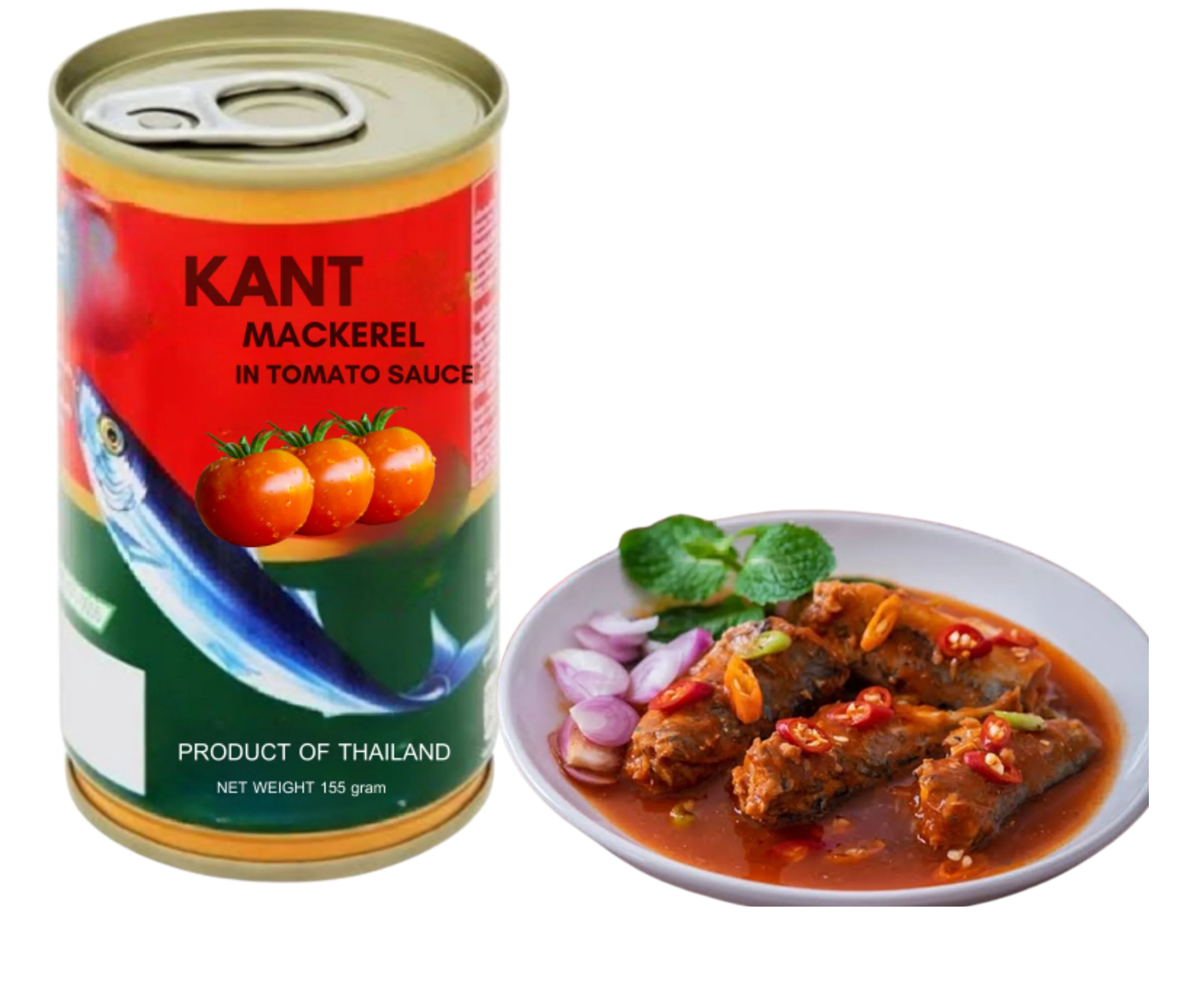 KANT скумбрия в томатном соусе консервированные продукты премиум-качества продукт из Таиланда экспортный класс Новые