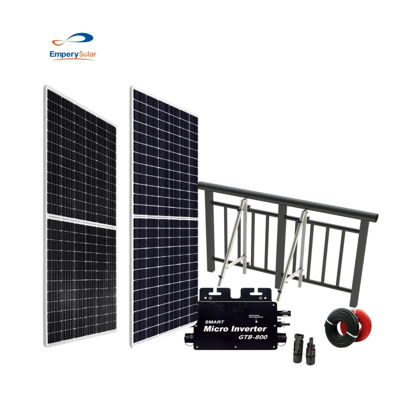 EPR-GTB800 Balcony Solar Mount 700W Solar Panel 350W Balcony Generator 600W/400W Load Power 110/220Vac Output Voltage 50HZ/60HZ