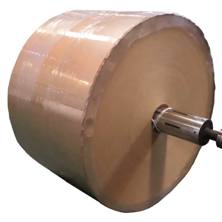 PE Coated Kraft Paper Cup Roll Food Grade Raw Materials Factory Cup Paper Jumbo Roll PE-coated Lamination