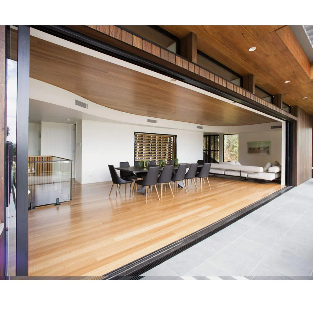 Top-selling Exterior Pocket Doors with Glass Walls for Homes in USA, Canada, and Australia Security Stainless Steel Modern A011