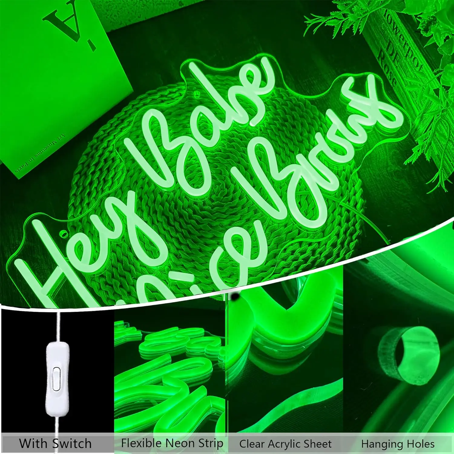 Custom Outdoor Steel Neon Signage Led Neon Sign Waterproof Luminous Light Body Lamp PVC Item Lighting Pcs Rohs Color Design Type